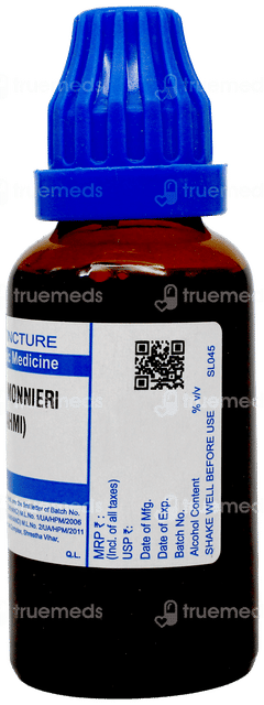 Sbl Bacopa Monnieri Brahmi Q Mother Tincture 30Ml